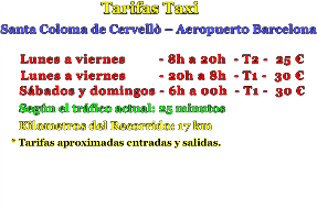 taxi santa coloma de cervello